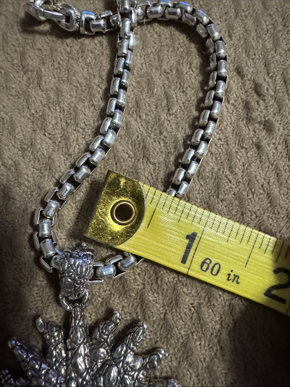 John Hardy Silver Starburst Pendant Necklace - Picture 8 of 8